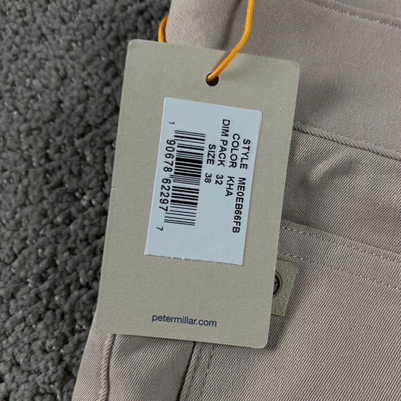 Peter Millar Crown Sport Pants Men's 38 x 32 Khaki EB66 Golf Performance NWT NEW - Picture 8 of 15